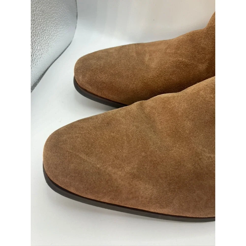 Express Chelsea Boots Mens 11 Brown  Suede Leather Slip On Ankle Boots